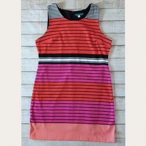 Sz XL Pim + Larkin Striped Sheath Dress